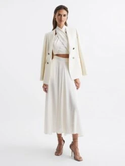 Reiss Ivory Ruby Occasion Maxi Skirt -Style Trend Shop C56964s4