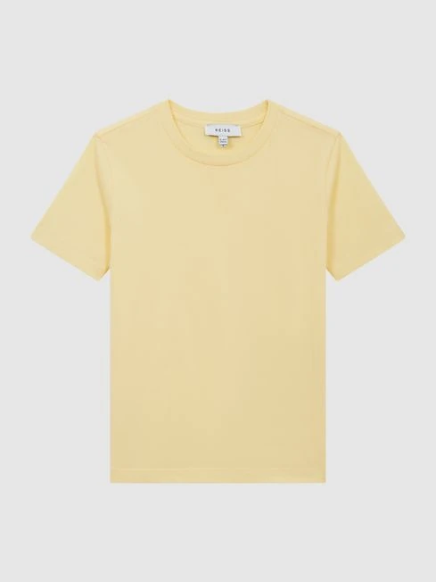 Reiss Lemon Bless Senior Crew Neck T-shirt 4 Reiss Lemon Bless Senior Crew Neck T-shirt - Image 2