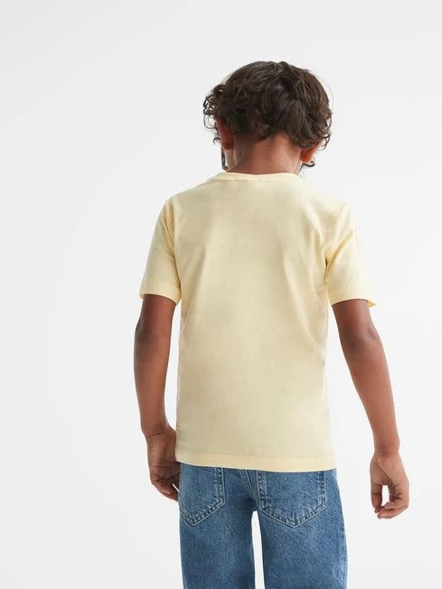 Reiss Lemon Bless Senior Crew Neck T-shirt 7 Reiss Lemon Bless Senior Crew Neck T-shirt - Image 5