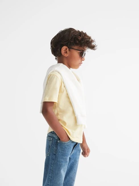 Reiss Lemon Bless Senior Crew Neck T-shirt 9 Reiss Lemon Bless Senior Crew Neck T-shirt - Image 7