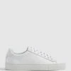 Reiss White Finley Lace Up Leather Trainers 2 Reiss White Finley Lace Up Leather Trainers -Style Trend Shop C65 949s
