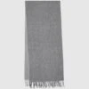 Reiss Soft Grey Picton Cashmere Blend Scarf -Style Trend Shop C67 434s