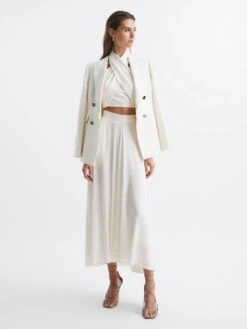 Reiss White Ruby Cropped Halter Occasion Top 15 Reiss White Ruby Cropped Halter Occasion Top -Style Trend Shop C70719s7