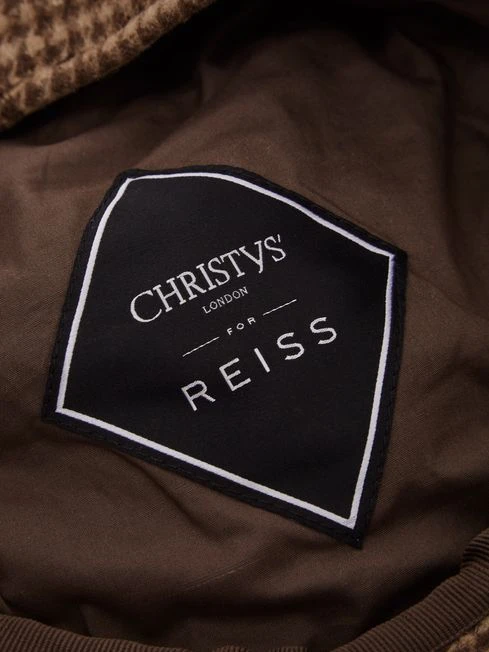 Reiss Brown Arbor Wool Baker Boy Cap 5 Reiss Brown Arbor Wool Baker Boy Cap - Image 3