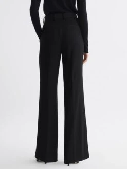 Reiss Black Margeaux Wide Leg Trousers -Style Trend Shop C74274s4