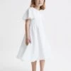 Reiss Ivory Maisie Junior Satin Midi Dress -Style Trend Shop C79 328s