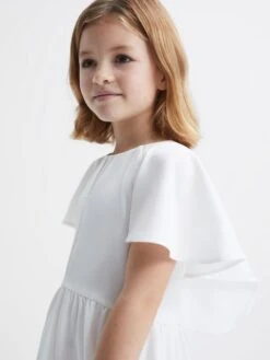 Reiss Ivory Maisie Junior Satin Midi Dress 11 Reiss Ivory Maisie Junior Satin Midi Dress -Style Trend Shop C79328s4