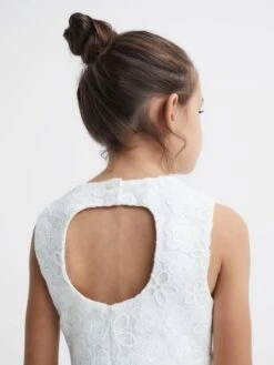 Reiss Ivory Kit Junior Lace Tulle Occasion Dress 11 Reiss Ivory Kit Junior Lace Tulle Occasion Dress -Style Trend Shop C80975s4