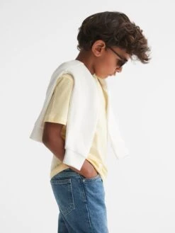 Reiss Lemon Bless Junior Crew Neck T-shirt -Style Trend Shop C96541s3