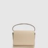 Reiss Buttermilk Daphne Leather Concertina Cross-body Bag -Style Trend Shop C98 510s