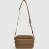 Reiss Taupe Cleo Leather Crossbody Camera Bag -Style Trend Shop D00 223s