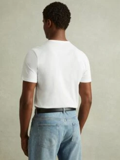 Reiss Optic White Melrose Garment Dye Crew Neck T-shirt 11 Reiss Optic White Melrose Garment Dye Crew Neck T-shirt -Style Trend Shop D00289s4