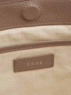 Reiss Taupe Dena Leather Tote Bag 9 Reiss Taupe Dena Leather Tote Bag -Style Trend Shop D08071s3