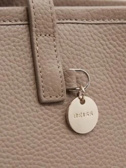 Reiss Taupe Dena Leather Tote Bag 11 Reiss Taupe Dena Leather Tote Bag -Style Trend Shop D08071s5