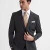 Reiss Charcoal Hope Modern Fit Travel Blazer 2 Reiss Charcoal Hope Modern Fit Travel Blazer -Style Trend Shop D20 402s