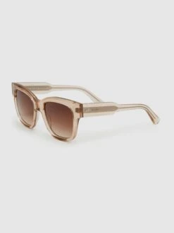 Reiss Ecru Seven Chimi Large Frame Acetate Sunglasses -Style Trend Shop D20 428s3