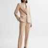 Reiss Camel Ember Tailored Single Breasted Blazer 1 Reiss Camel Ember Tailored Single Breasted Blazer -Style Trend Shop D20 960s