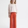 Reiss Coral Tegan Senior Jersey Side Stripe Trousers 2 Reiss Coral Tegan Senior Jersey Side Stripe Trousers -Style Trend Shop D25 823s