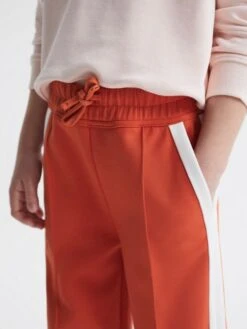 Reiss Coral Tegan Senior Jersey Side Stripe Trousers -Style Trend Shop D25823s3