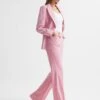 Reiss Pink Blair High Rise Wide Leg Trousers -Style Trend Shop D25829s