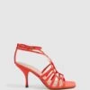 Reiss Coral Eva Leather Strappy Heels -Style Trend Shop D28 892s