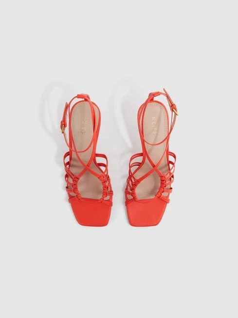 Reiss Coral Eva Leather Strappy Heels 5 Reiss Coral Eva Leather Strappy Heels - Image 3