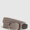 Reiss Stone Elmont Woven Belt -Style Trend Shop D29 796s