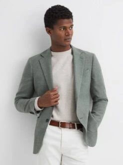 Reiss Tan Grayson Leather Rivet Belt -Style Trend Shop D29776s2