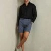 Reiss Airforce Blue Wicket S Short Length Casual Chino Shorts
