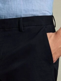 Reiss Navy Wicket S Short Length Casual Chino Shorts -Style Trend Shop D29799s4