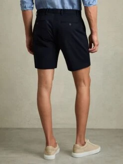 Reiss Navy Wicket S Short Length Casual Chino Shorts -Style Trend Shop D29799s5