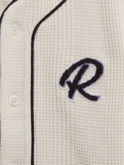 Reiss Ecru Jonny Senior Textured Collarless Shirt 12 Reiss Ecru Jonny Senior Textured Collarless Shirt -Style Trend Shop D36410s6