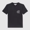Reiss Navy Jude Senior Motif Crew Neck T-Shirt