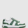 Reiss Green Arlo Low Top Leather Trainers -Style Trend Shop D40 000s