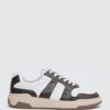 Reiss Brown Arlo Low Top Leather Trainers 2 Reiss Brown Arlo Low Top Leather Trainers -Style Trend Shop D40 003s
