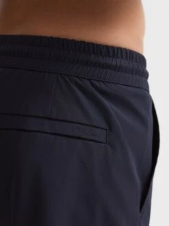 Reiss Navy Beach Plain Drawstring Swim Shorts -Style Trend Shop D40 021s6