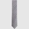 Reiss Airforce Blue Asolo Silk Medallion Print Tie