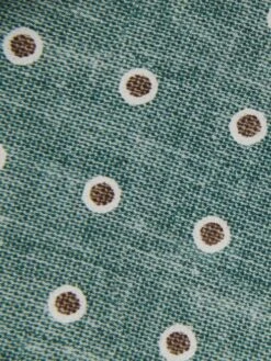 Reiss Sea Green Melange Porto Silk Polka Dot Print Tie -Style Trend Shop D40 061s5