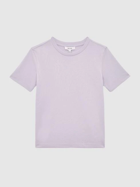 Reiss Lilac Bless Junior Crew Neck T-shirt 3 Reiss Lilac Bless Junior Crew Neck T-shirt - Image 2