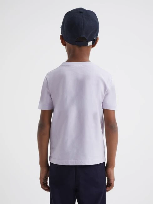 Reiss Lilac Bless Junior Crew Neck T-shirt 6 Reiss Lilac Bless Junior Crew Neck T-shirt - Image 5