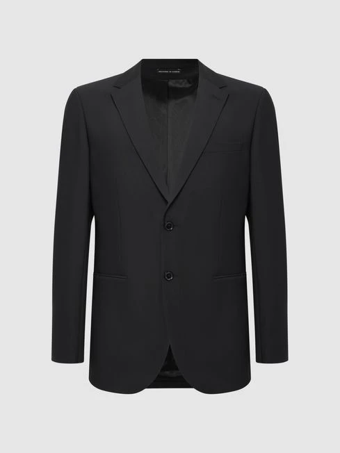 Reiss Black Hope Modern Fit Travel Blazer 4 Reiss Black Hope Modern Fit Travel Blazer - Image 2