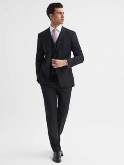Reiss Black Hope Modern Fit Travel Blazer 11 Reiss Black Hope Modern Fit Travel Blazer -Style Trend Shop D43790s3