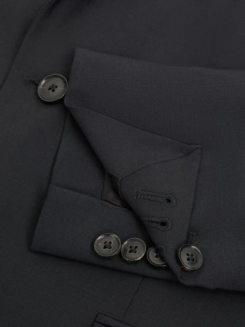 Reiss Black Hope Modern Fit Travel Blazer 8 Reiss Black Hope Modern Fit Travel Blazer - Image 6