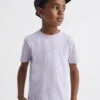 Reiss Lilac Bless Senior Crew Neck T-shirt