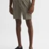 Reiss Khaki Shore Side Adjuster Shorts