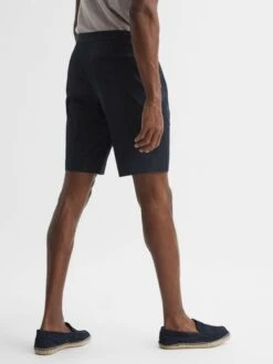 Reiss Navy Shore Side Adjuster Shorts -Style Trend Shop D46 379s5