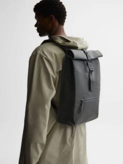 Reiss Slate Rains Roll Top Rucksack 11 Reiss Slate Rains Roll Top Rucksack -Style Trend Shop D47979s2