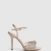 Reiss Nude Estel Embellished Heeled Sandals 1 Reiss Nude Estel Embellished Heeled Sandals -Style Trend Shop D49 970s