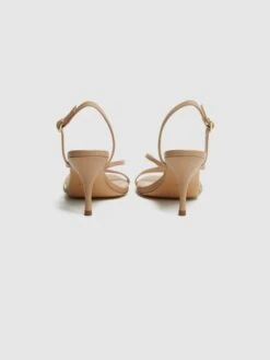 Reiss Biscuit Clara Strappy Mid Heel Sandals 12 Reiss Biscuit Clara Strappy Mid Heel Sandals -Style Trend Shop D49974s5