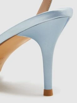 Reiss Blue Cecily Pointed Court Shoes -Style Trend Shop D49992s6